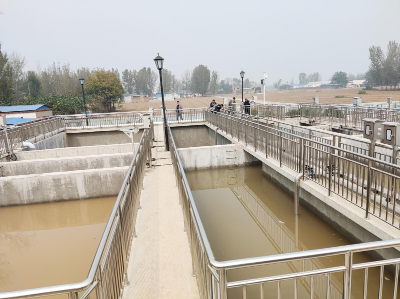 慶祝公司濮陽汚水處理項(xiang)目註水(shui)投入使用