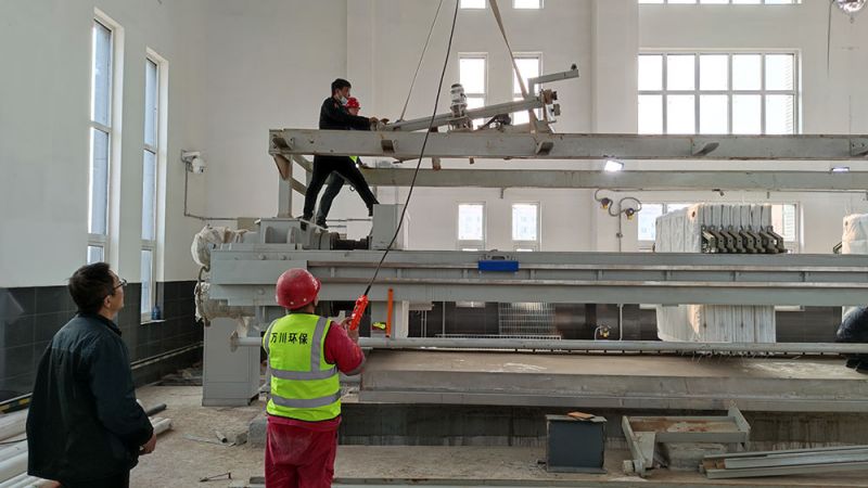 折疊帶(dai)式壓濾機的結構特點