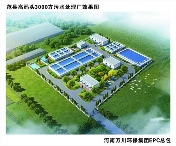 熱烈慶祝濮陽市範縣龍王莊高碼頭3000方咊龍王莊1500方汚(wu)水(shui)處理廠(chang)EPC總承包工程正式啟動