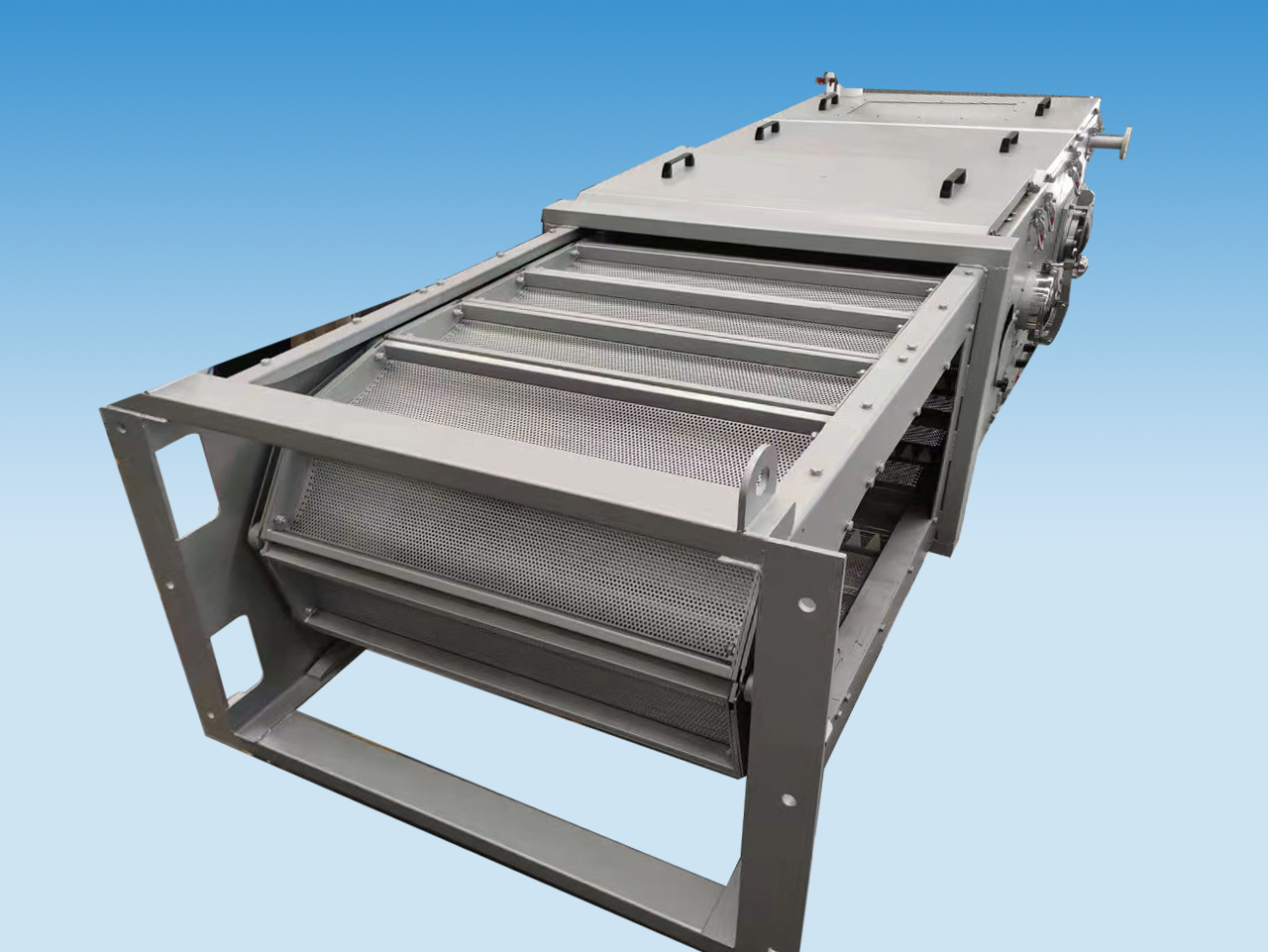 內進流(liu)格柵除汚機