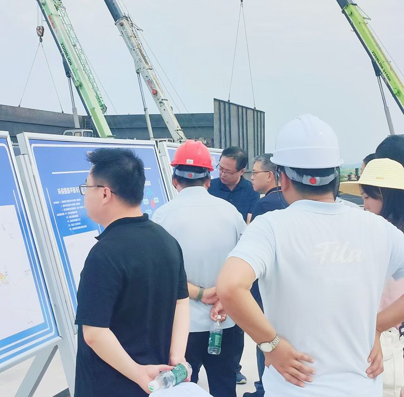 熱烈歡迎各領導視詧我司承建的南漪湖汚水(shui)處理項目